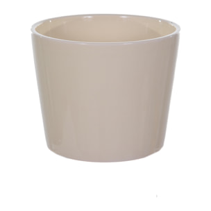 Vaso Cachepot In Ceramica. Larghezza 15,5 Cm - Pezzi 6 - 15,5X12X15,5cm - Colore: Bianco - Bianchi Dino - Ceramica