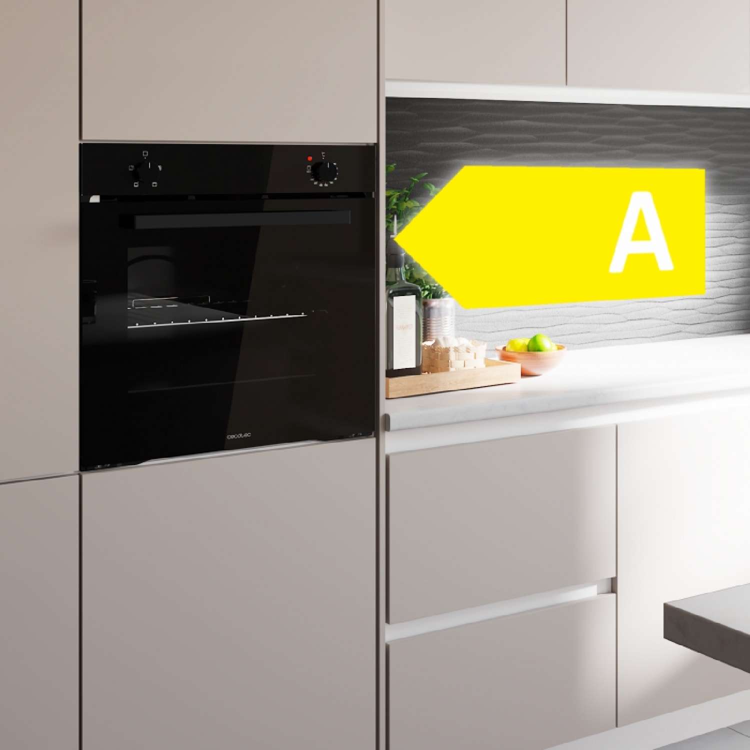 Cecotec Four conventionnel Bolero Hexa C126000 Black A