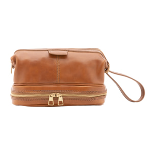 Pochette  unisex In Vera pelle Made in Italy 25x18x16 cm