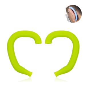 Protezione per orecchie per mascherine, in silicone chirurgico