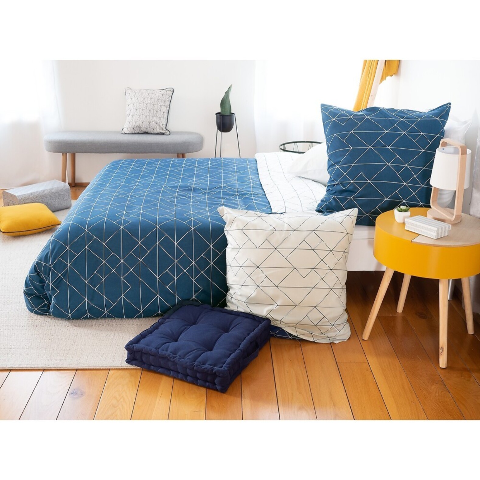 Parure Housse De Couette 3pcs 100%microfibre 72gsm List