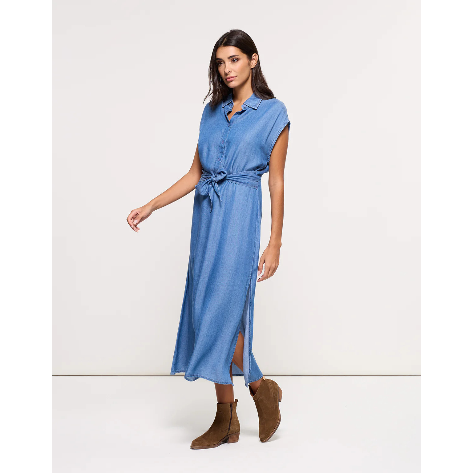 Vestido largo Denim - Lonzi