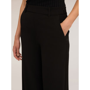 Motivi - Pantalones palazzo con banda lateral - Negro