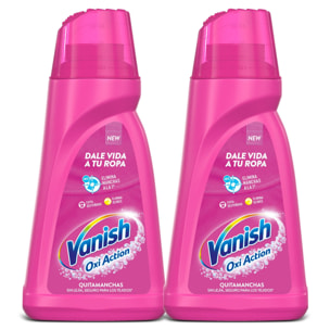 Quitamanchas para la ropa Vanish Oxi Action Gel 1,8L (2x900ml)