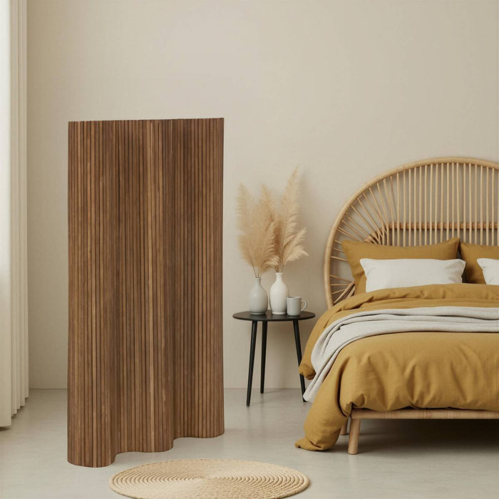 Paravent Colva 120x170cm marron foncé