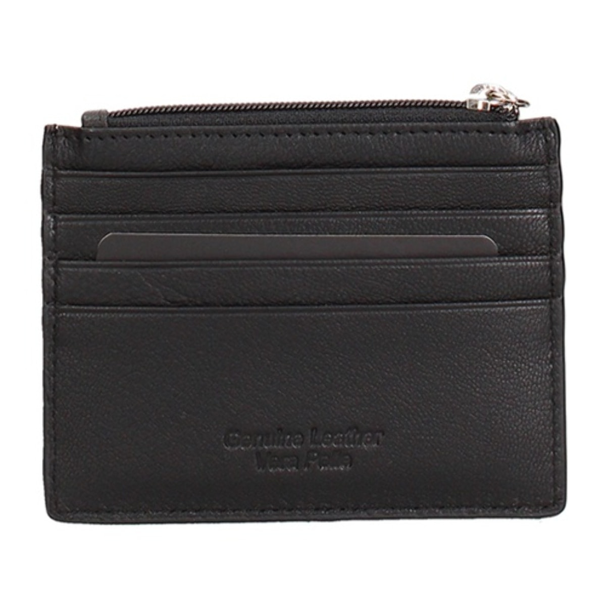 Portafoglio uomo in vera pelle - Modello Silvestro - Casual - 9.0 x 11.0 x 0.8 cm