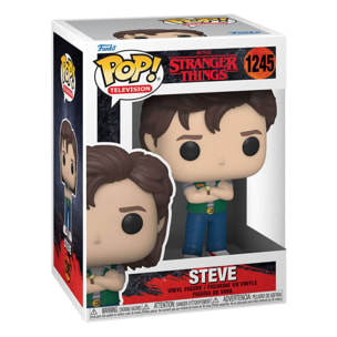 Stranger Things Tv Vinile Figura Steve 9 Cm Funko Pop