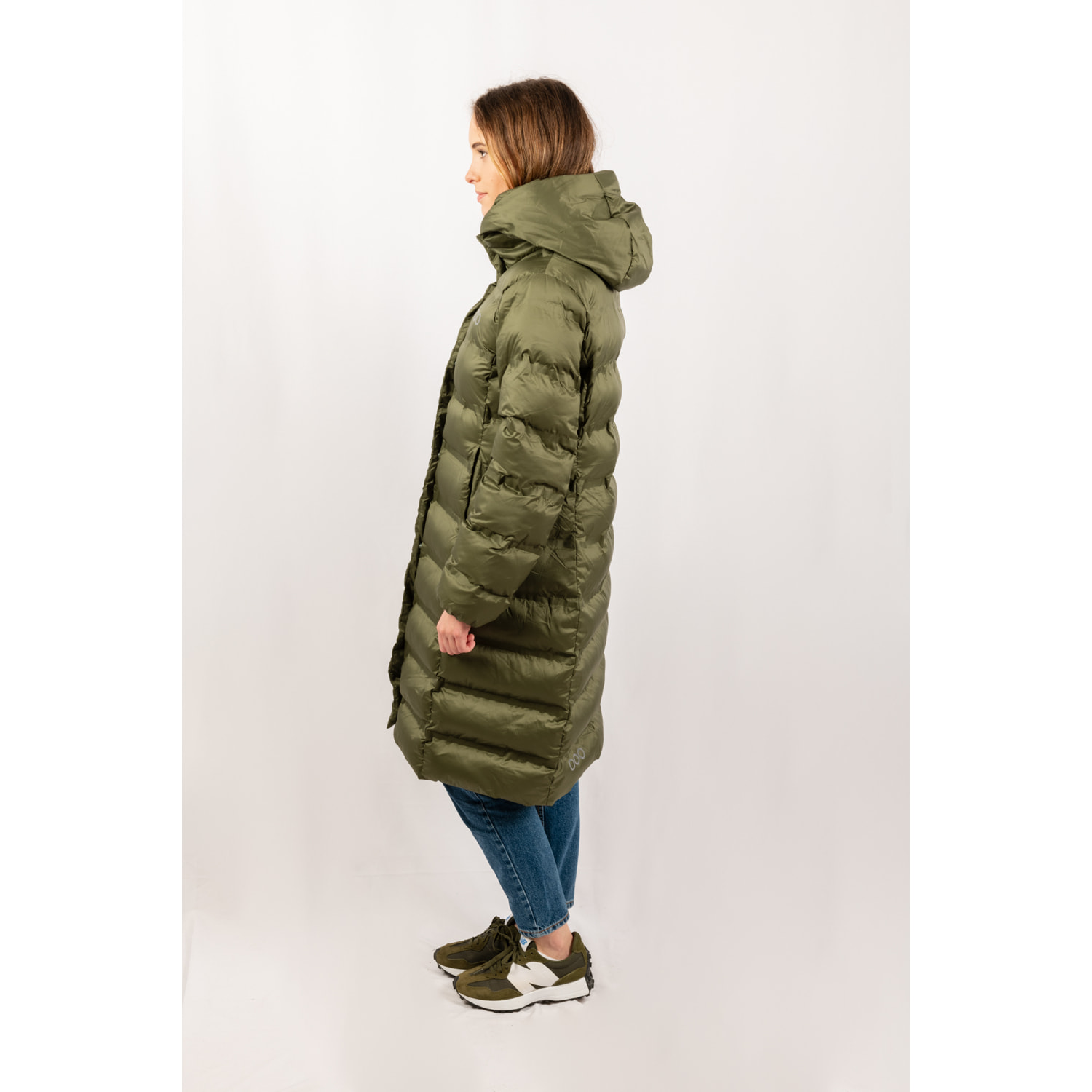 Chaqueta para mujer ECOON Berlin Long jacket - Caqui