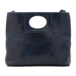 Borsa a tracolla da donna - Modello False - Vera pelle - 28.0 x 33.0 x 10.0 cm