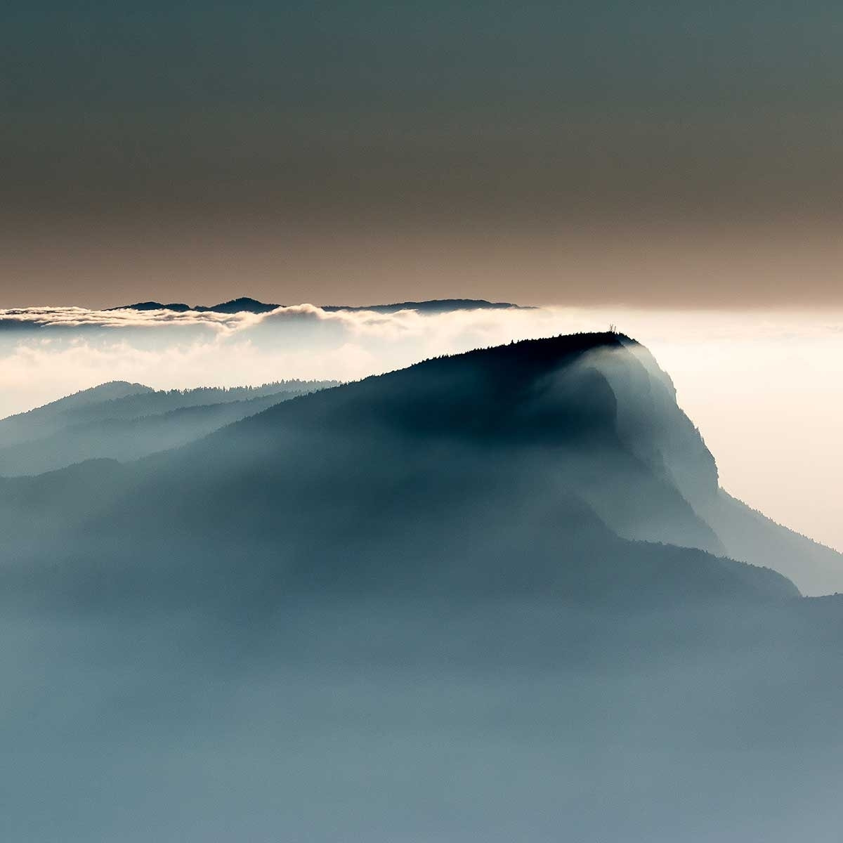 Tableau deco voile alpin Tableau alu Dibond