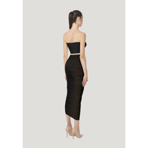 Gonna Sheer Drape Skirt