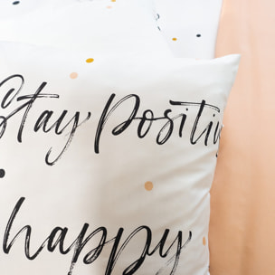 Parure Housse De Couette 100%microfibre 72gsm Positive