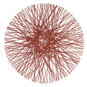 Tovaglietta in carta marrone tondo cm ø38h0.5