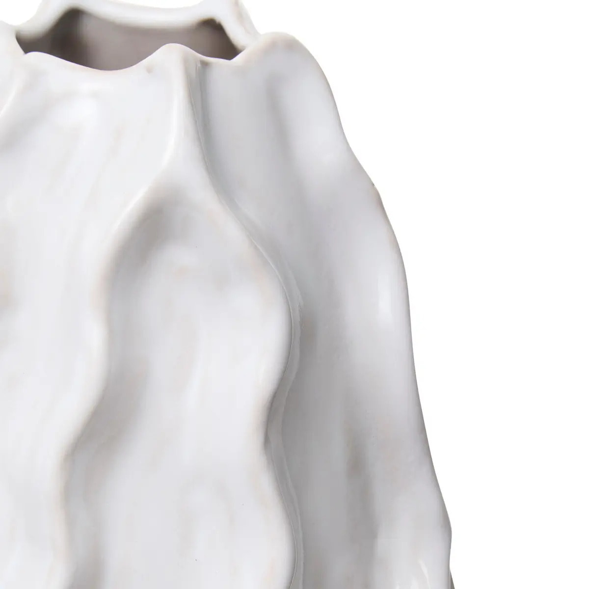 Vase Sandri blanc H25cm