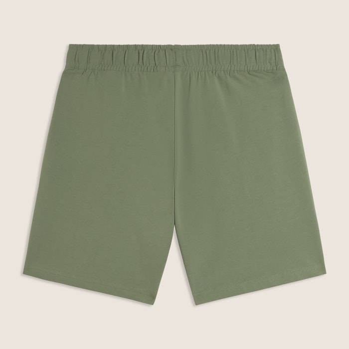 Pantaloni corti a metà coscia in jersey stretch