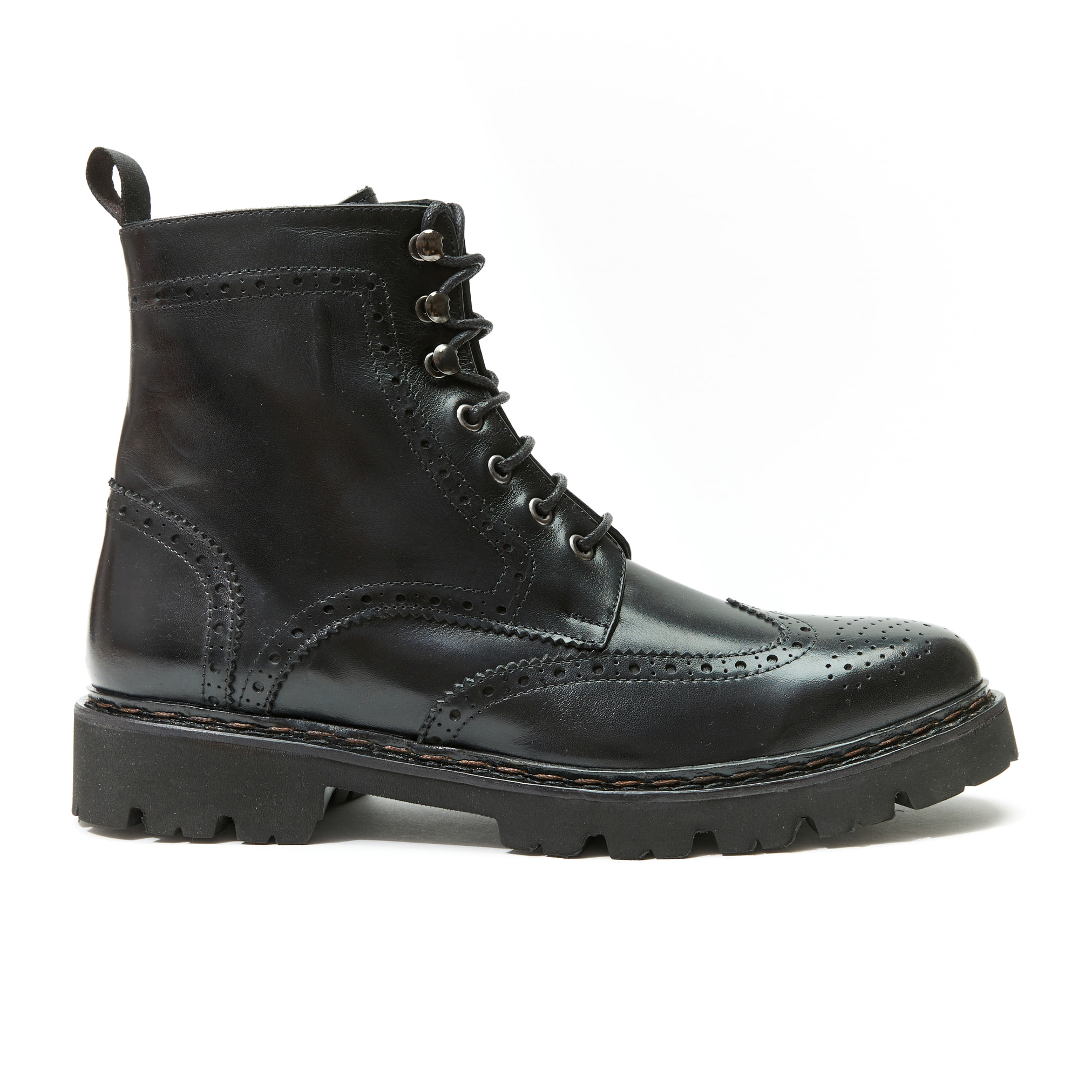 Derby boot British Passport nero