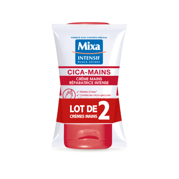 Mixa Cica-Mains Creme Mains Reparatrice Intense 50ml Lot 2