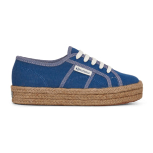 Scarpe da donna Superga Blu 2730 ROPE REVERSE DENIM