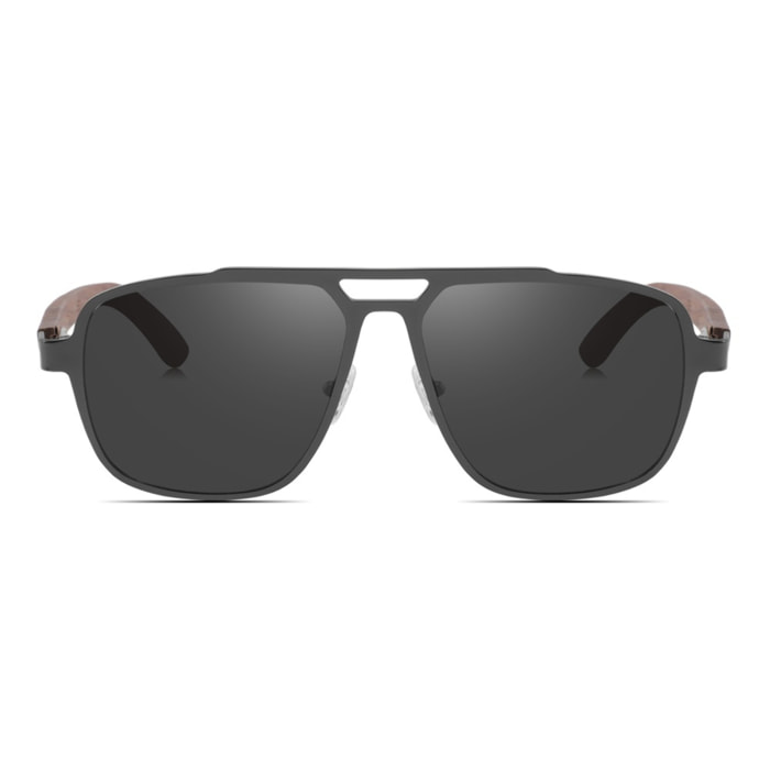 Gafas de Sol Feler 1517-21 Polarizadas de Madera Unisex 55 mm