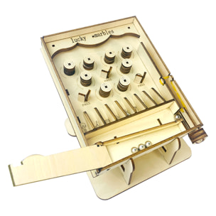 Modello in Legno 3D, con movimento meccanico design di gioco delle marbles. 50 pezzi.