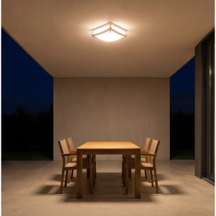 LEDS C4 Plafon Ip44 Mark E27 60W Blanco