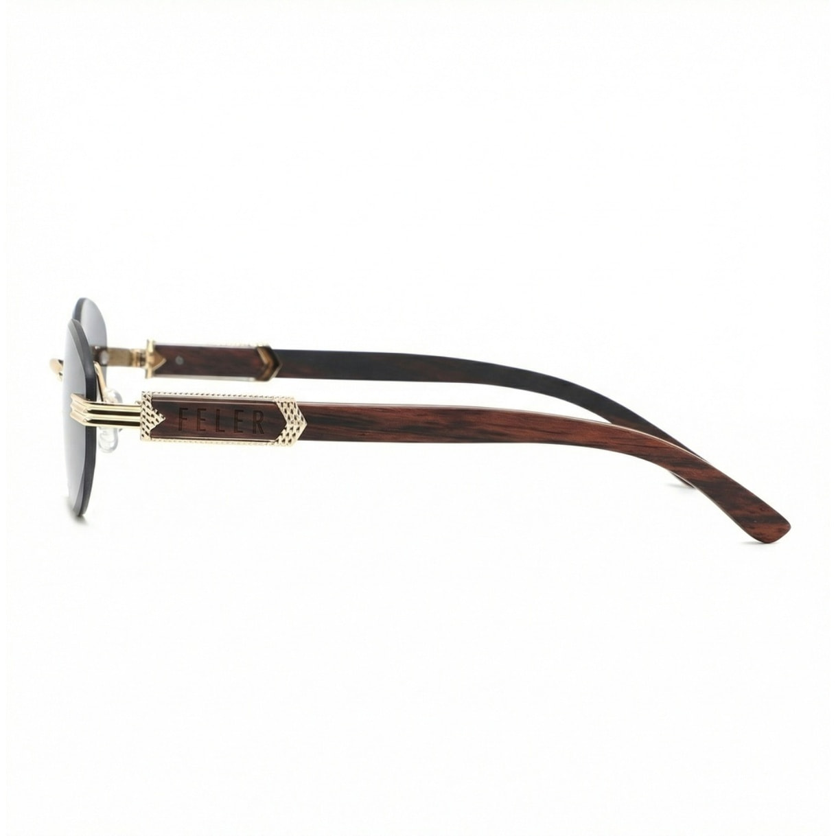 Gafas de Sol Feler 1820-1 Polarizadas de Madera Unisex 57 mm