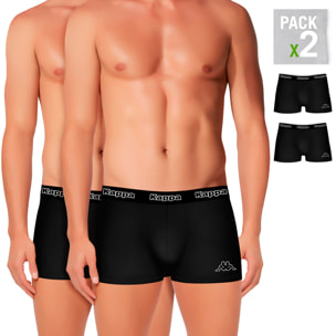 Pack 2 calzoncillos Kappa en color negro para hombre