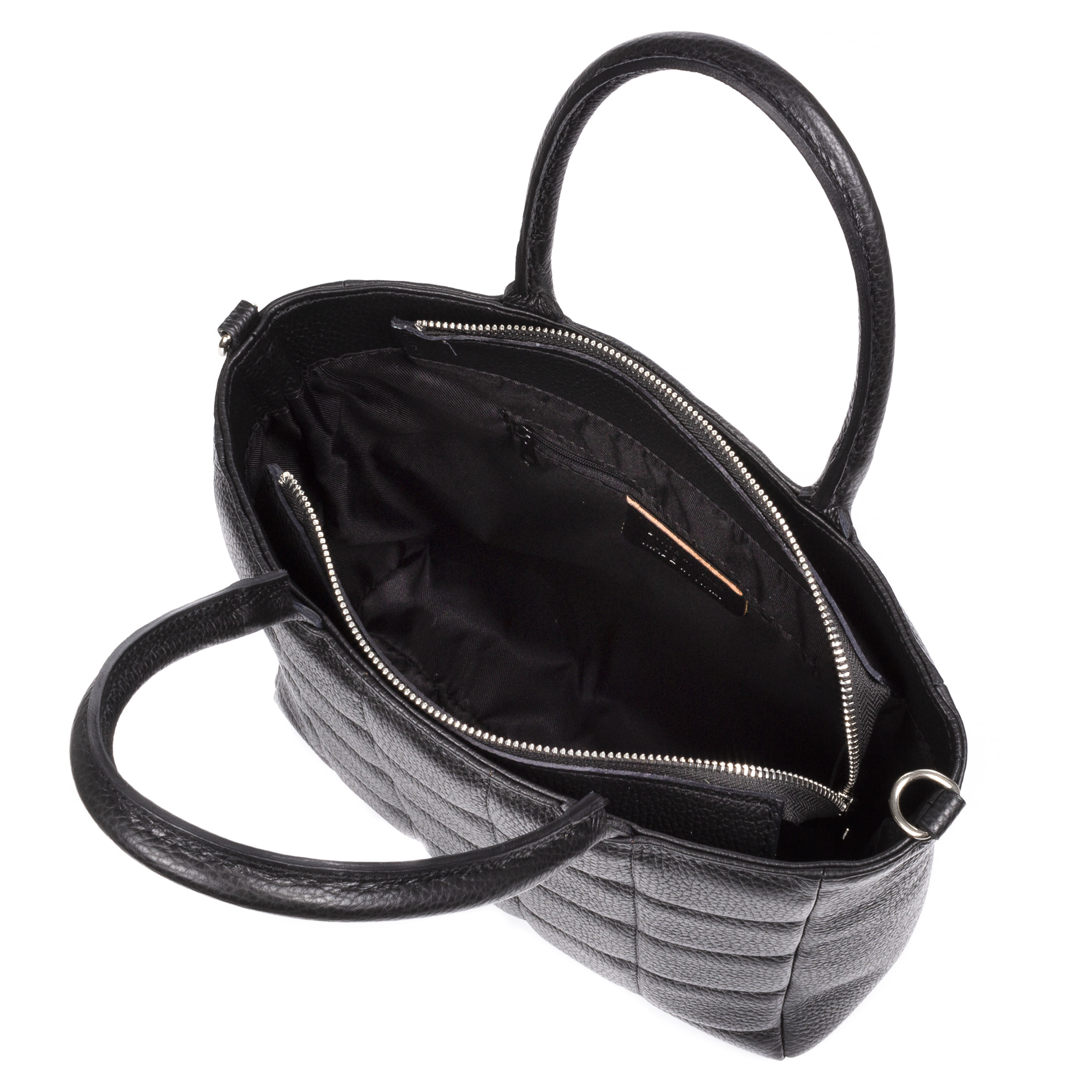 Albizzate borsa tote da donna. Pelle autentica finitura Dollaro trapuntata.