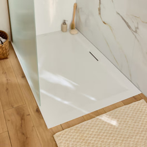 Receveur de douche antidérapant Flight Pure extra-plat, sans ressaut 170 x 80, rectangle