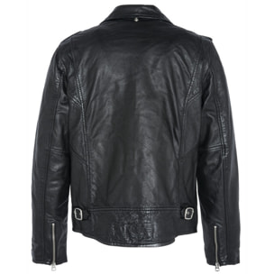 FITTED PERFECTO JACKET WITHOUT BELT SCHOTT Nero