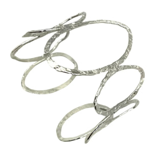 Brazalete Orion en laton plata chapado 10µ
