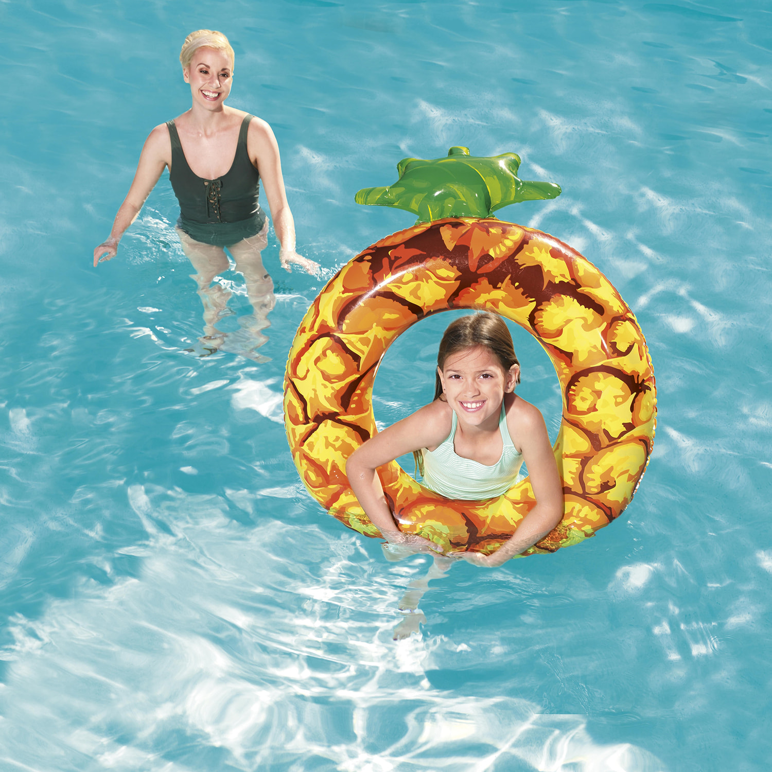 BESTWAY. GIRO FASHION FRUTTI, ANANAS 116 X 88 CM, ANGURIA 119 CM. Design casual.