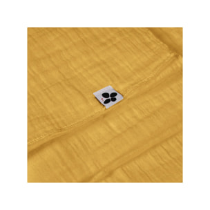 Lot de 3 serviettes 40x40 cm en gaze de coton - 10 coloris - GAIA
