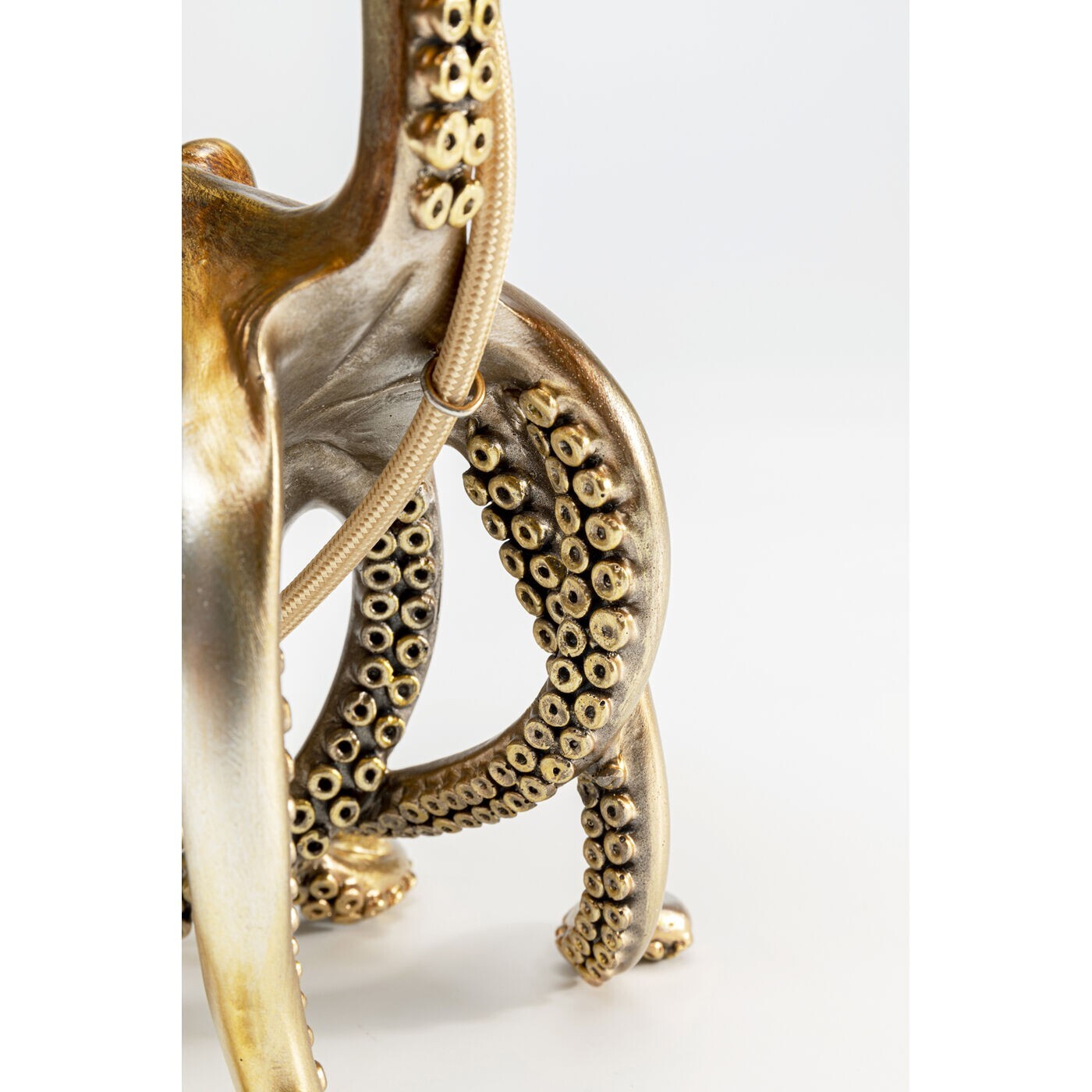 Lampe pieuvre dorée 44cm Kare Design