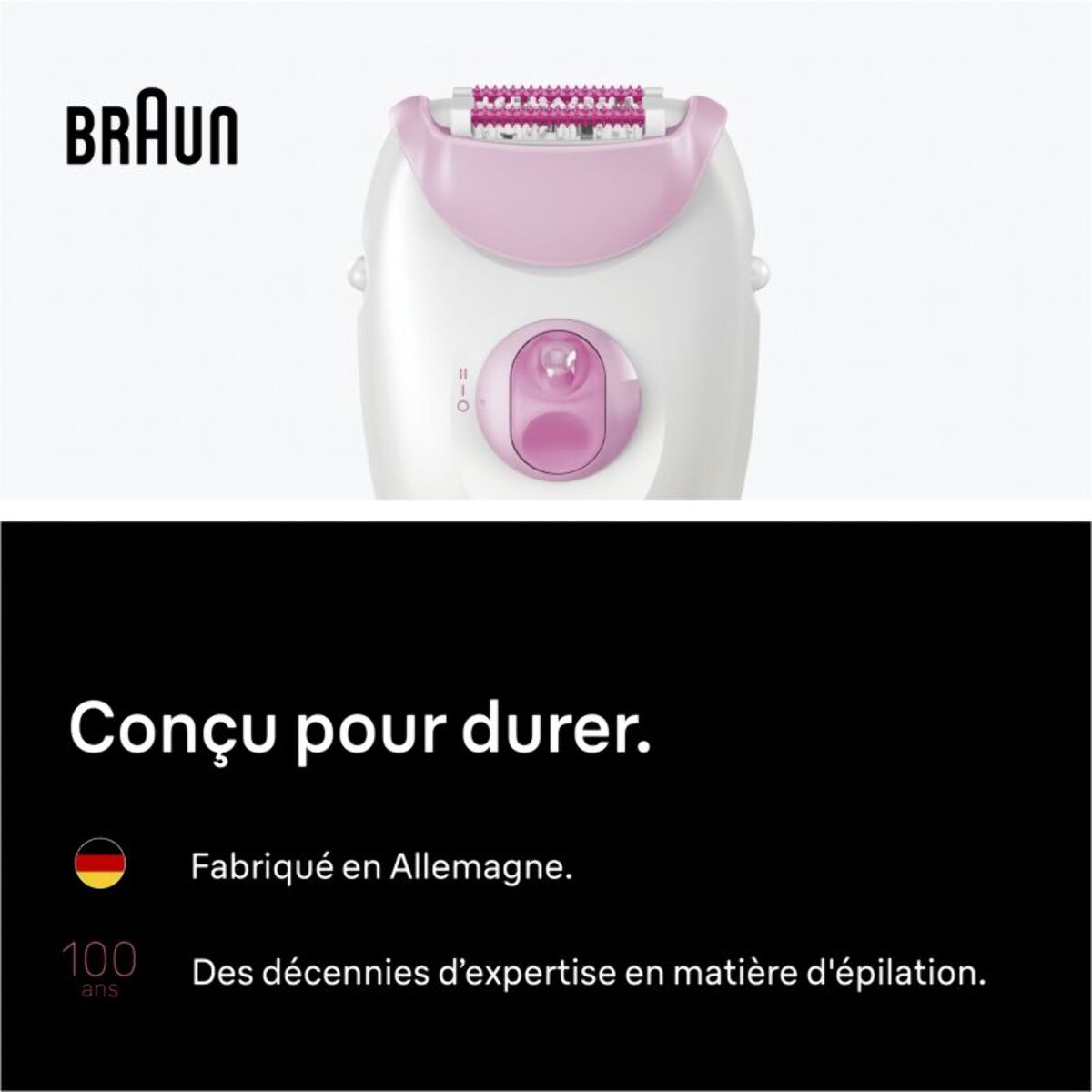 Epilateur électrique BRAUN Silk-épil SE3 3-202