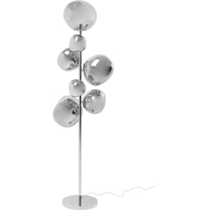 Lampadaire Burbuja 168cm chromé Kare Design