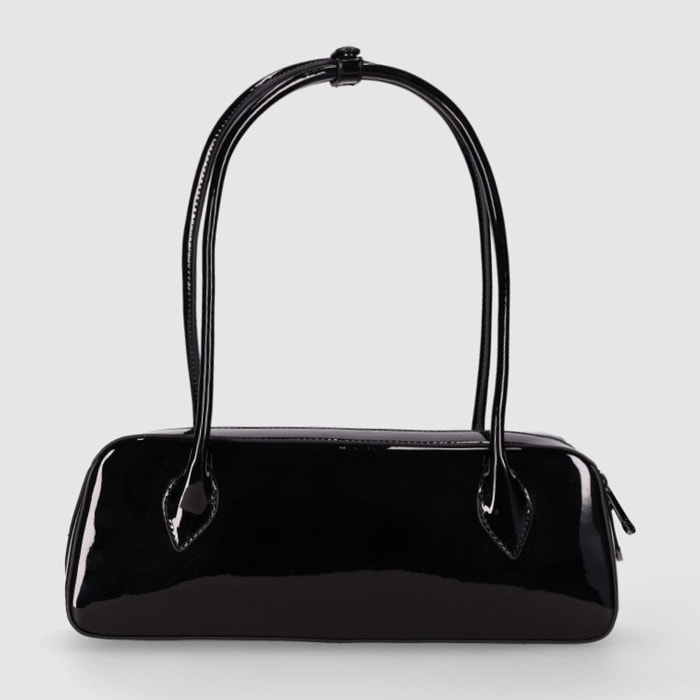 Bolso - Negro - Medida: 32 cm x 11 cm x 10 cm