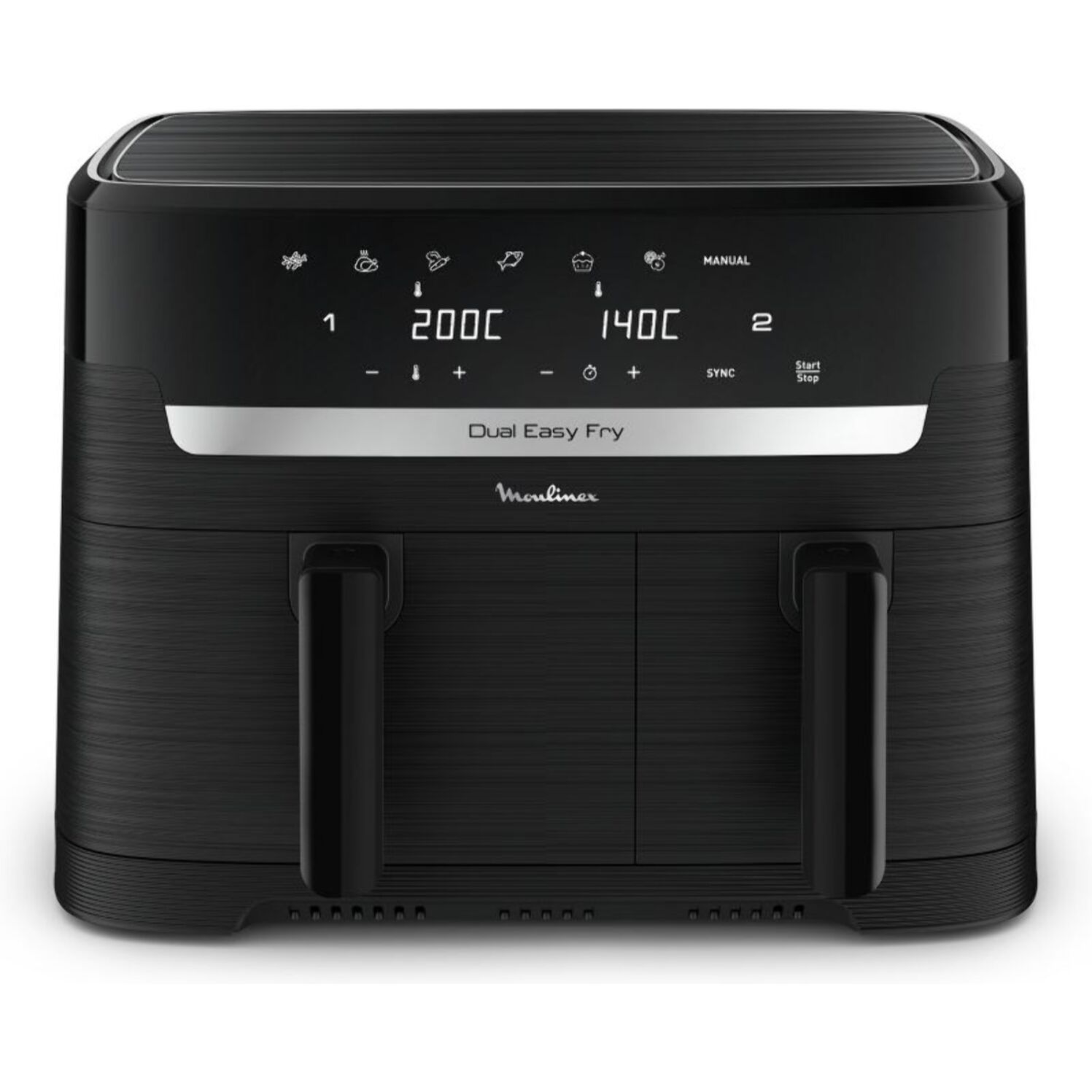 Friteuse sans huile MOULINEX Easy fry Dual XXL 8,3L EZ901N20