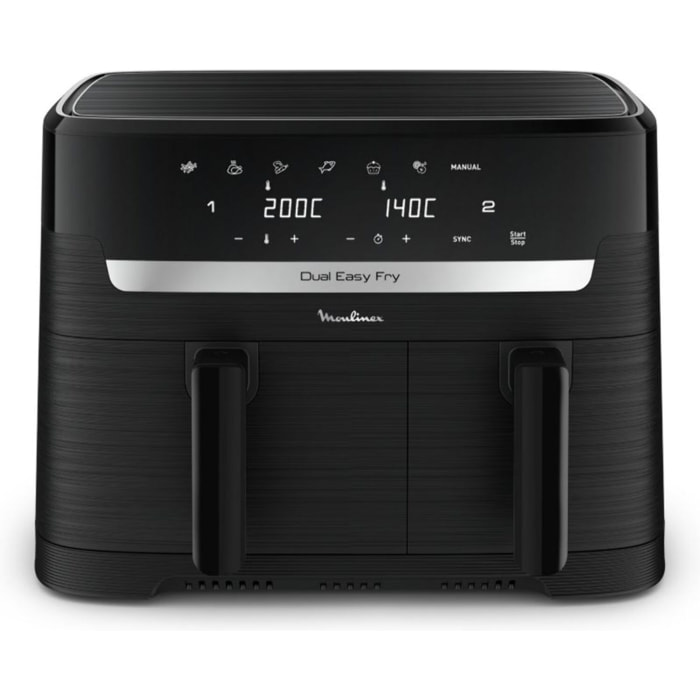 Friteuse sans huile MOULINEX Easy fry Dual XXL 8,3L EZ901N20