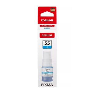 Cartouche d'encre CANON Bouteille d'Encre GI-55 Bleu (Blue) - 4717C001