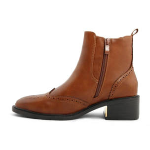 Botin para Mujer - Fashion Attitude Fam-x781 Brown