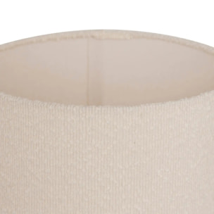 Lampadaire droit secteur Solal blanc H124cm