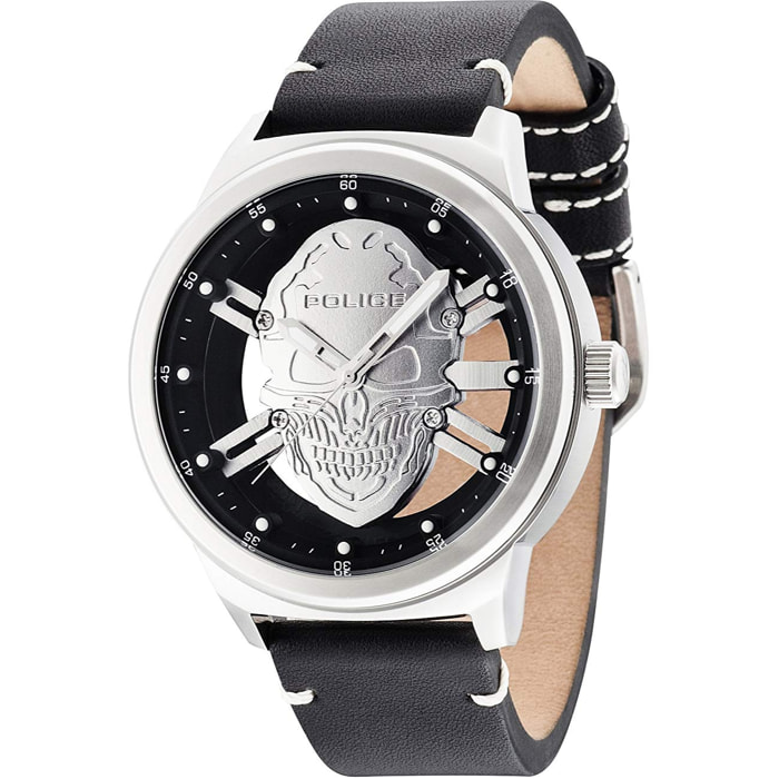 Reloj Police R1451273001 Hombre Analogico Cuarzo con Correa de Piel