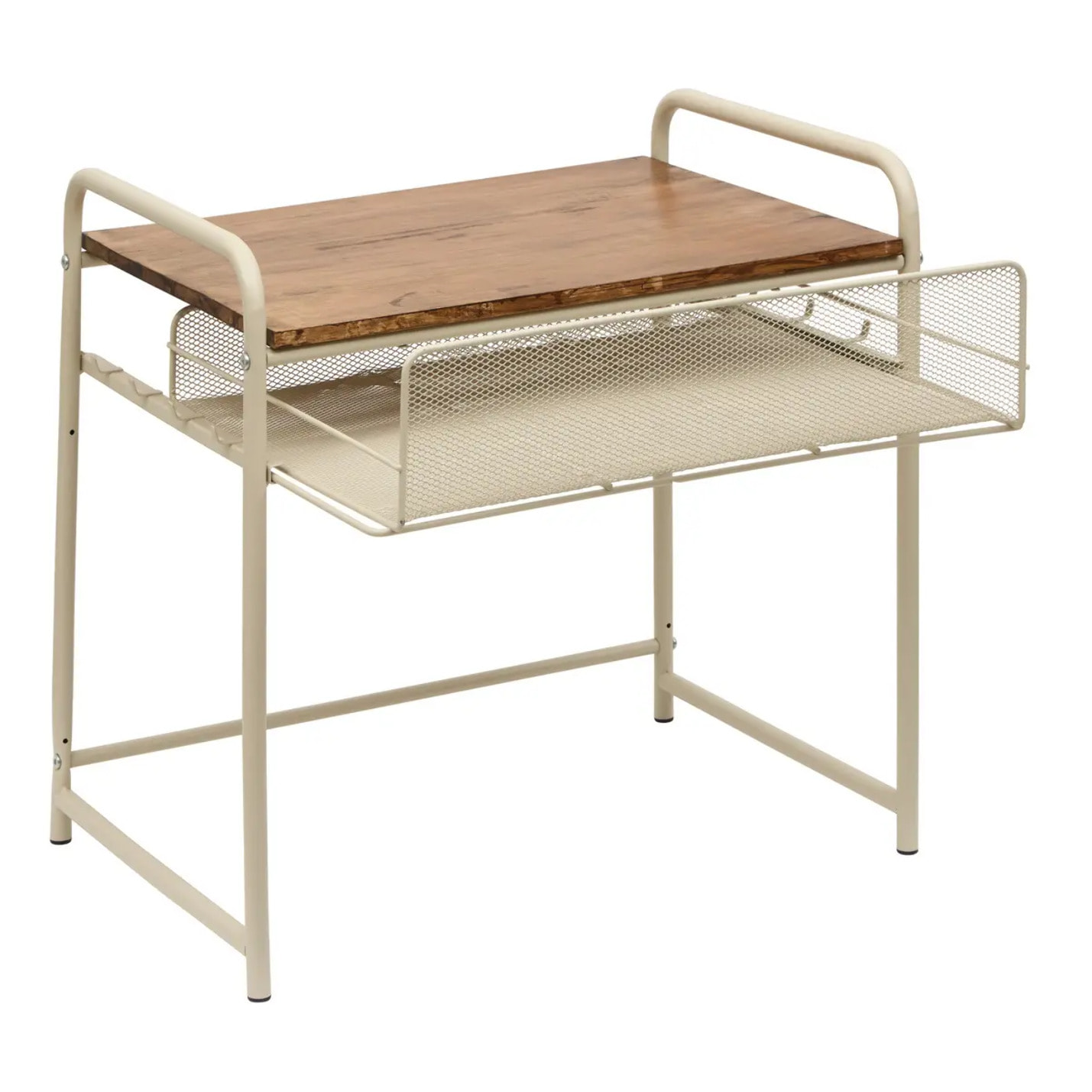 Étagère micro-ondes 1 tiroir Telma 37x55cm beige