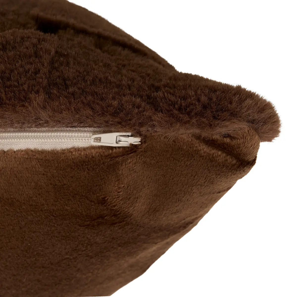 Coussin Nalia carré 45x45cm marron
