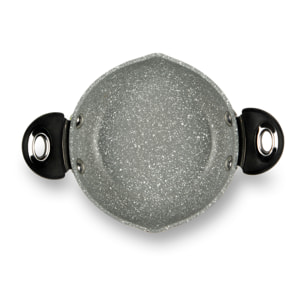 Tegame 16 cmcon Manici Excelsa – Forn-Ok, Alluminio Forgiato Grigio