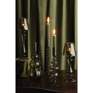 J-Line vase bulles - verre - vert olive