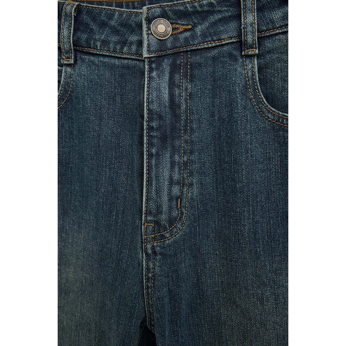 Pantalón vaquero azul medio de corte slim Polo Club