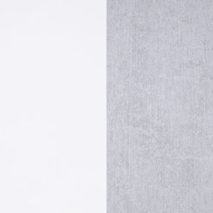 Mesa de escritorio Move Blanco Artik (Blanco Mate) - Gris Cemento