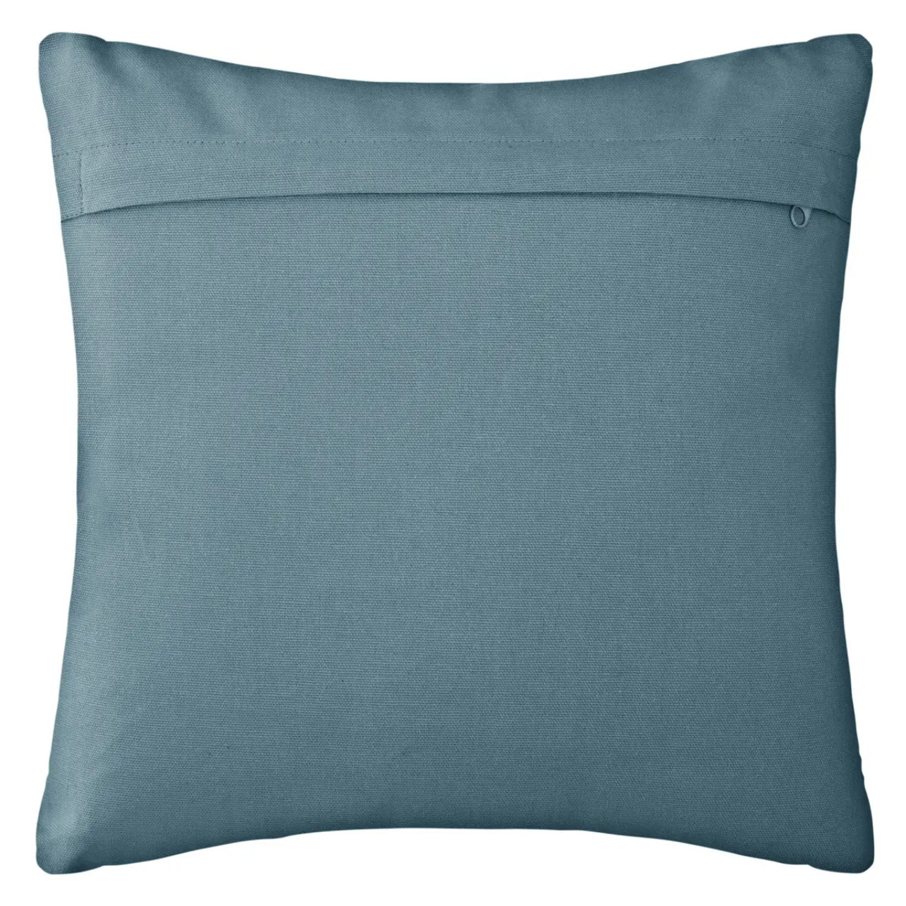 Coussin motifs "Otto" bleu canard 38x38cm